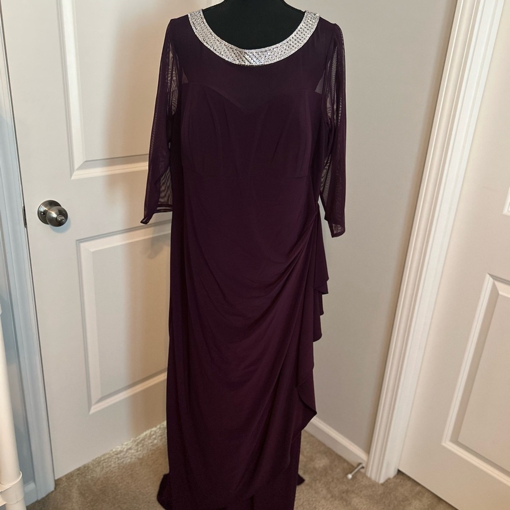Alex, evening, formal gown, mother of the bride